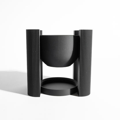 Planter Pot, Midcentury Organic Shelf Decor, Succulent Holder, Desktop Organizer