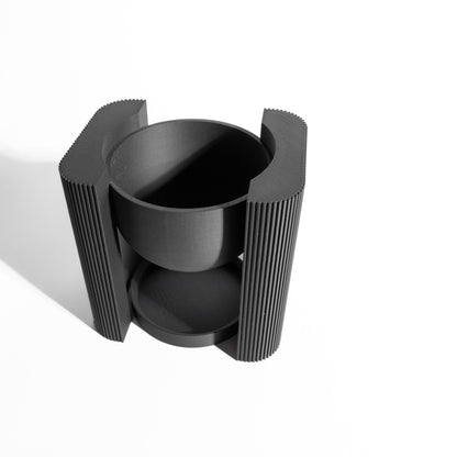 Planter Pot, Midcentury Organic Shelf Decor, Succulent Holder, Desktop Organizer