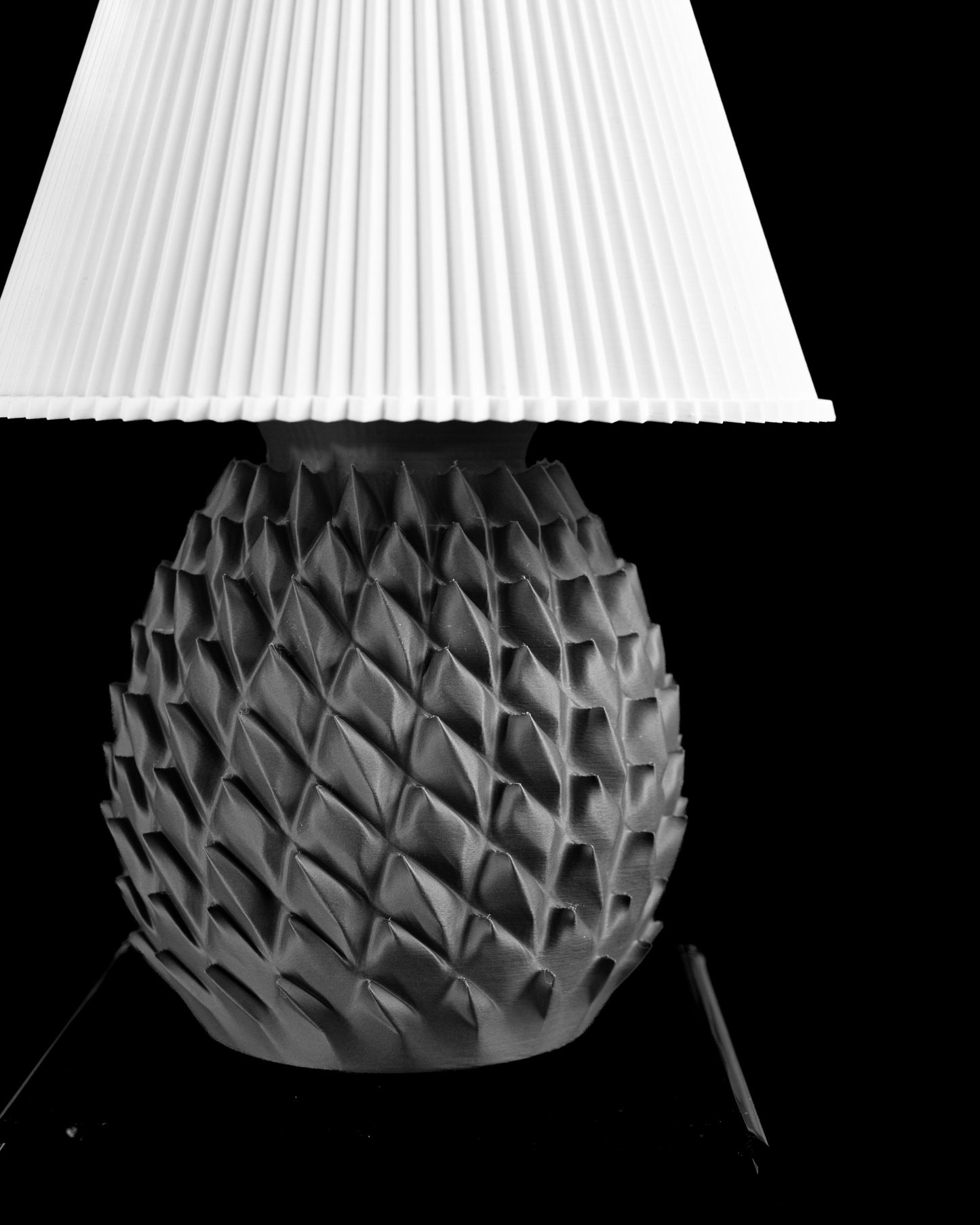 Table Lamp, Contemporary Geometric Nightstand Light, Ambient Minimalist Japandi Accent