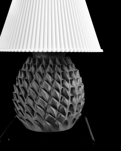 Table Lamp, Contemporary Geometric Nightstand Light, Ambient Minimalist Japandi Accent