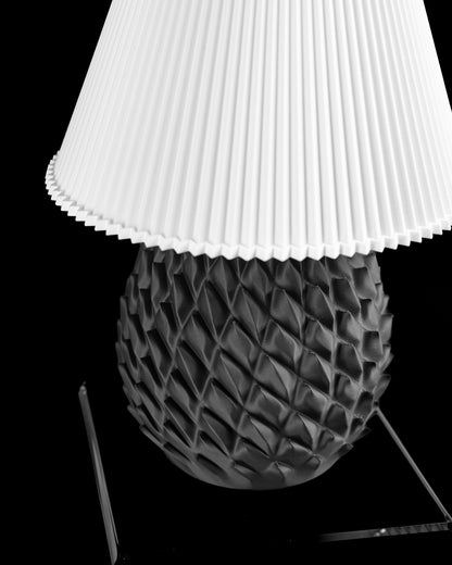 Table Lamp, Contemporary Geometric Nightstand Light, Ambient Minimalist Japandi Accent