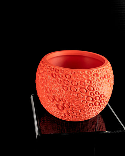 Planter pot, geometric succulent desktop container, minimalist japandi organizer