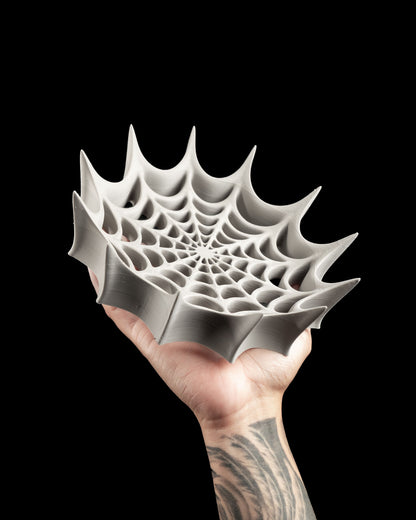 Lidded Storage Jar, Countertop Organizer, Geometric Minimalist Accent, Catchall