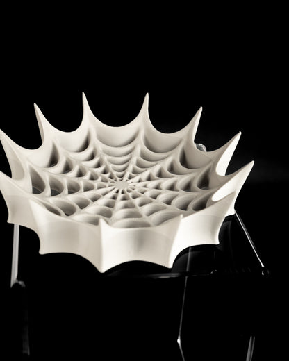 Lidded Storage Jar, Countertop Organizer, Geometric Minimalist Accent, Catchall