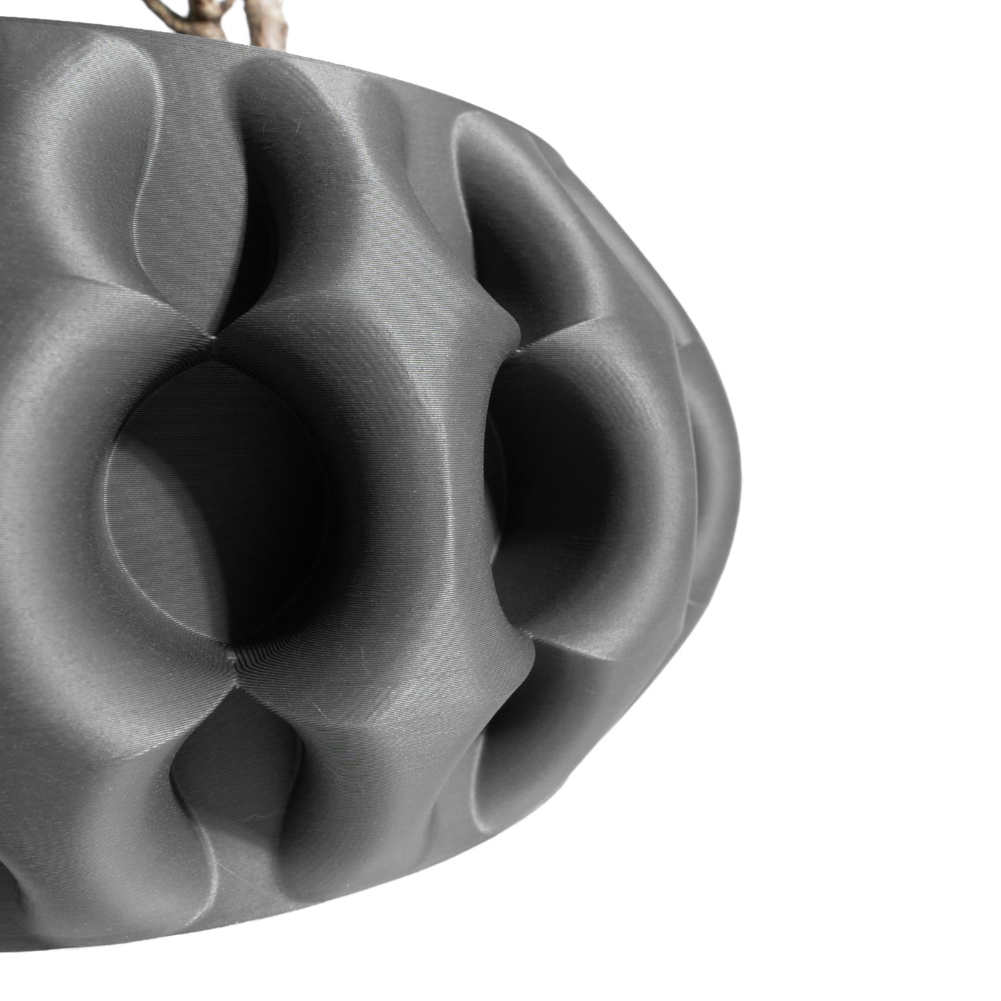 Creative Planter Pot, Sculptural Succulent Holder, Desk Organizer, Bedside Table Decor, Black indoorplanter