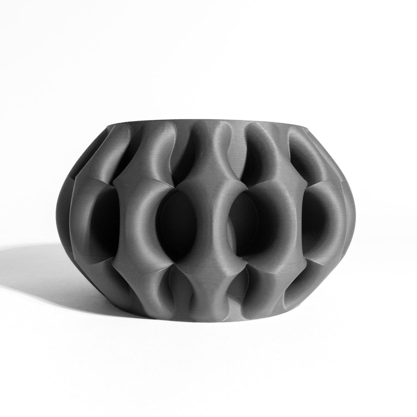 Creative Planter Pot, Sculptural Succulent Holder, Desk Organizer, Bedside Table Decor, Black indoorplanter