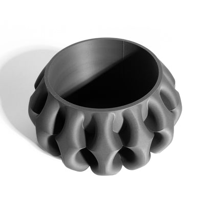 Creative Planter Pot, Sculptural Succulent Holder, Desk Organizer, Bedside Table Decor, Black indoorplanter