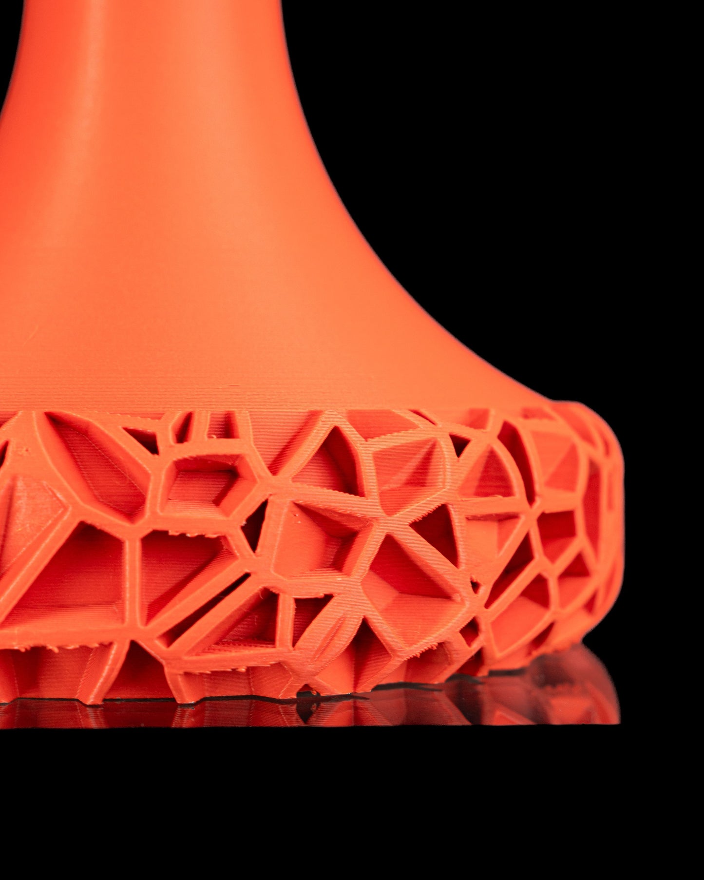 Modern Vase, Sculptural Geometric Tabletop Flower Holder, Japandi Minimalist Accent