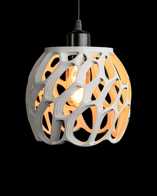 Pendant Light, Sculptural Modern Lampshade, Kitchen Island Accent Lighting, Bedside