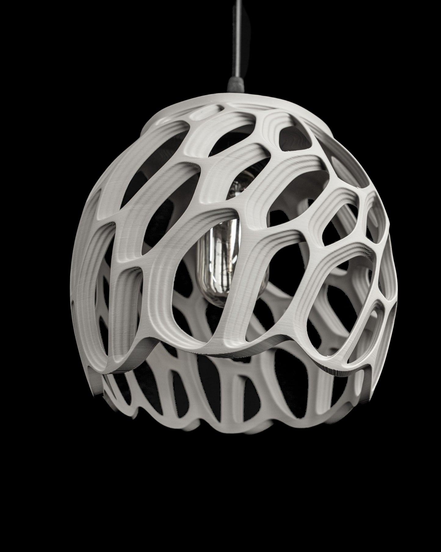 Pendant Light, Sculptural Modern Lampshade, Kitchen Island Accent Lighting, Bedside