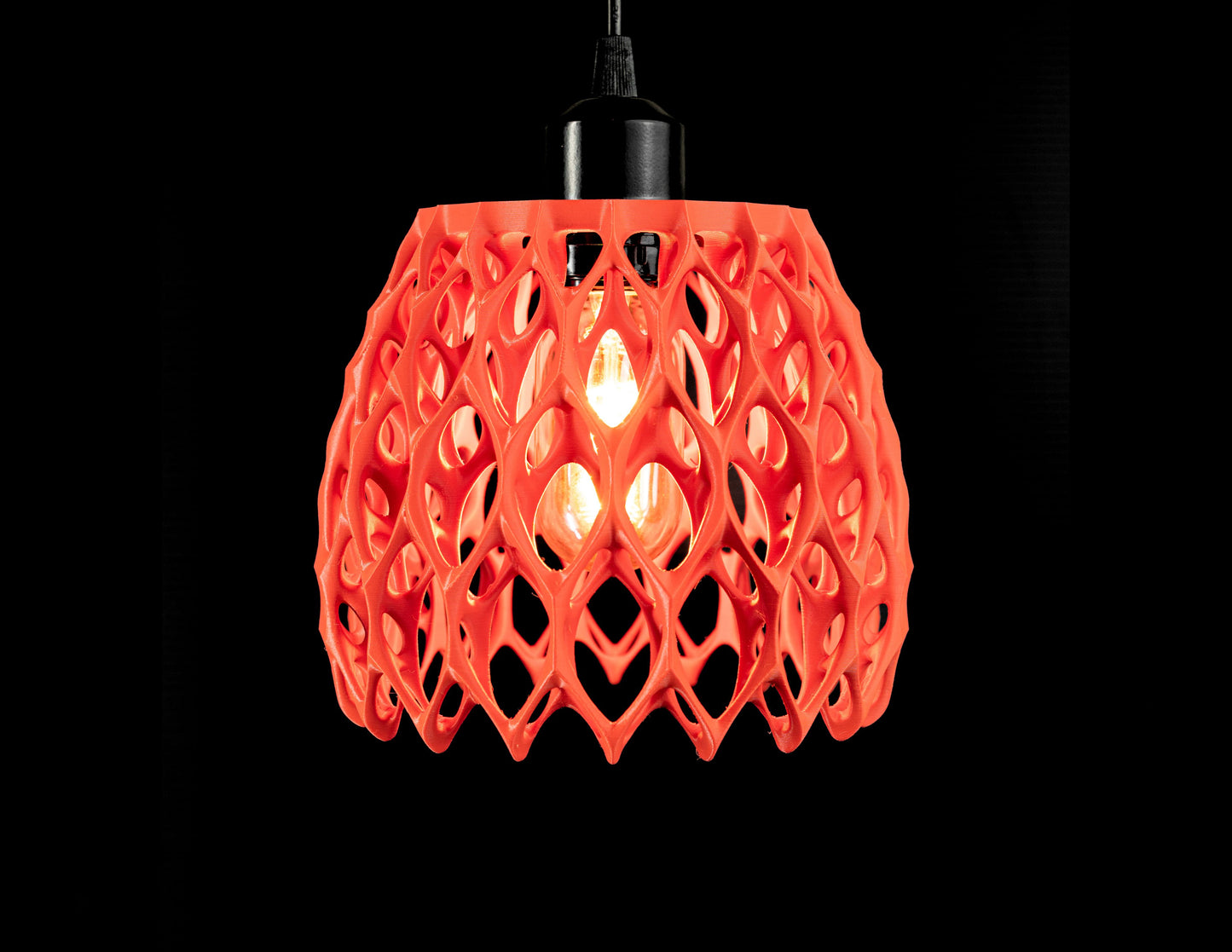 Fractal Geometry Pendant Light, Sculptural Artisanal Shade, Stylish Kitchen Island Dining Room Accent, Minimalist