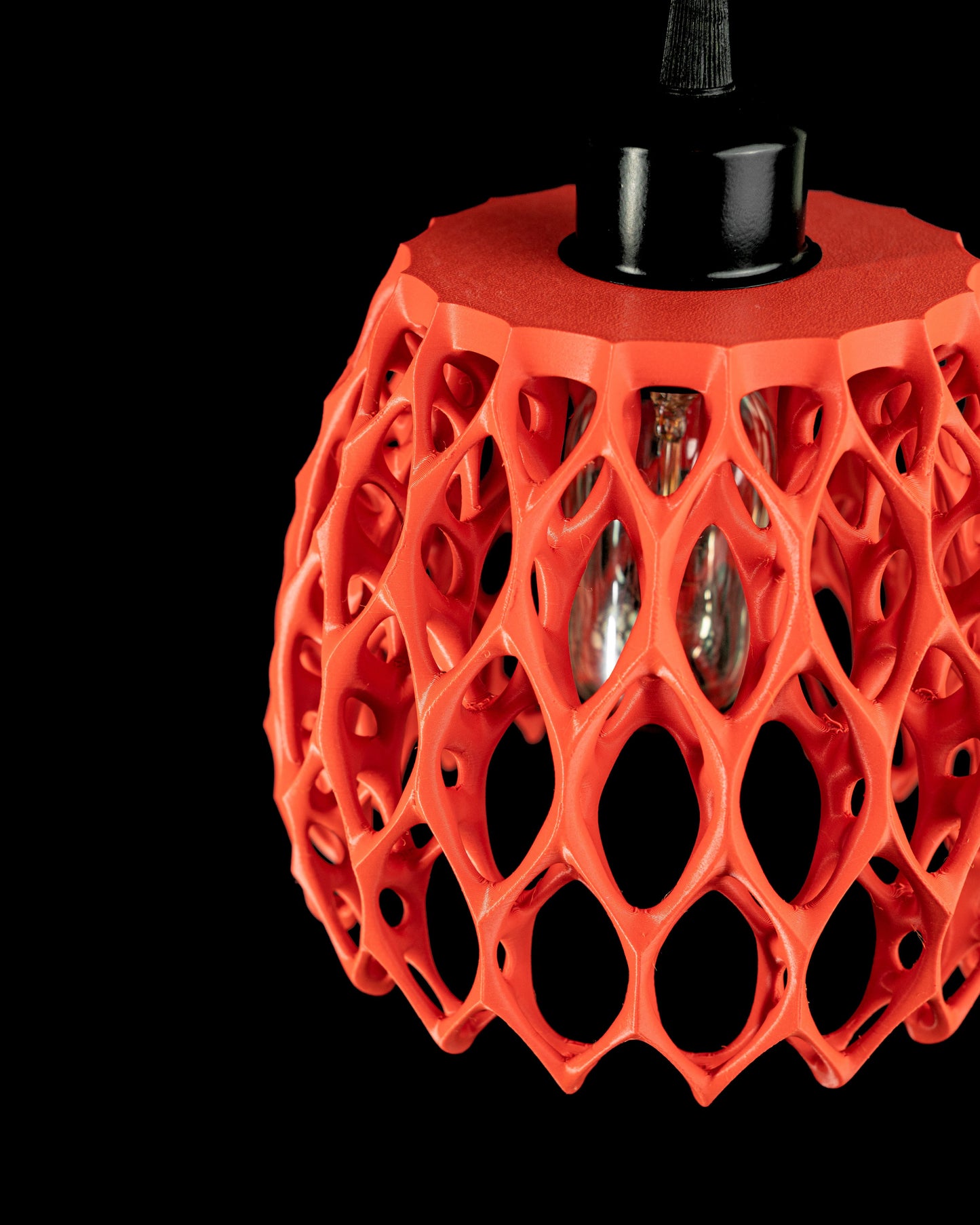 Fractal Geometry Pendant Light, Sculptural Artisanal Shade, Stylish Kitchen Island Dining Room Accent, Minimalist