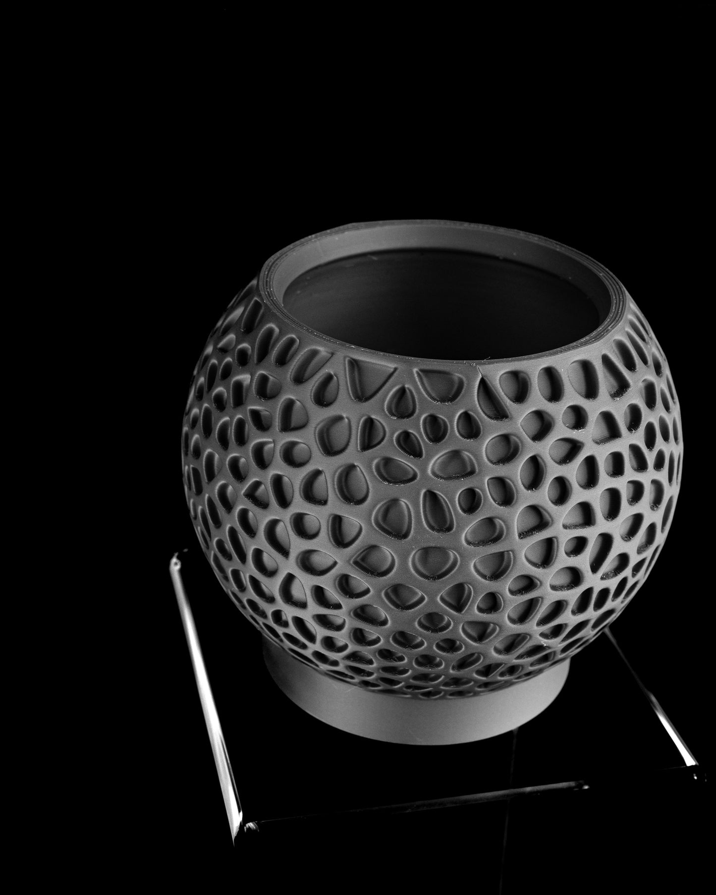 Planter Pot, Geometric Succulent Holder, Modern Herb Container, Minimalist Japandi