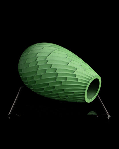 Modern Vase, Decorative Ripple Minimalist Tabletop Flower Holder Contemporary Elegance