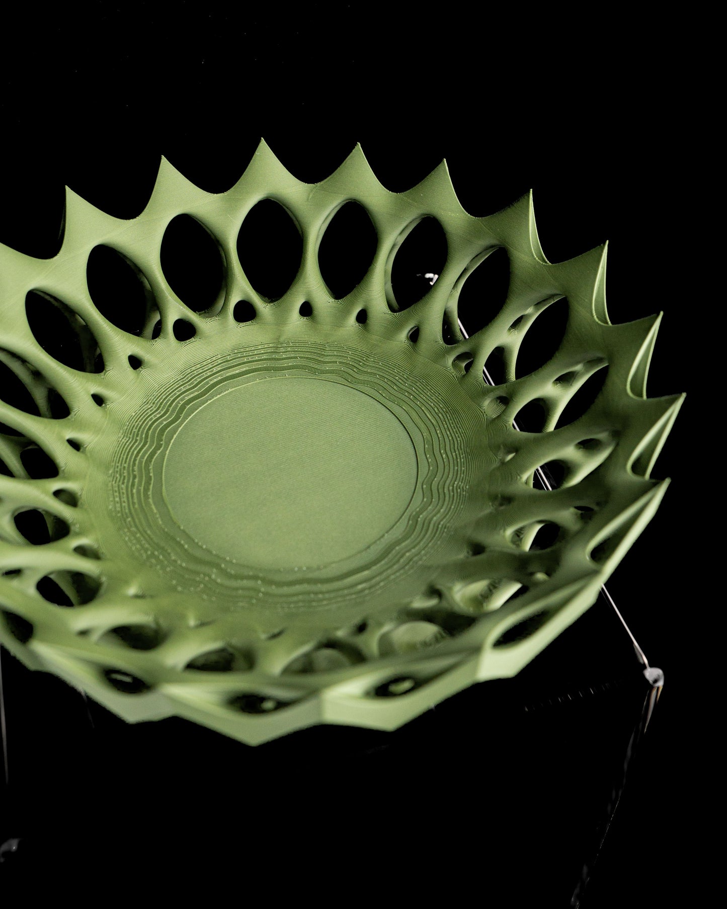 Storage Container, Geometric Contemporary Twist Lid Countertop Organizer, Vanity Jar