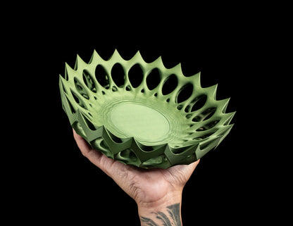 Storage Container, Geometric Contemporary Twist Lid Countertop Organizer, Vanity Jar