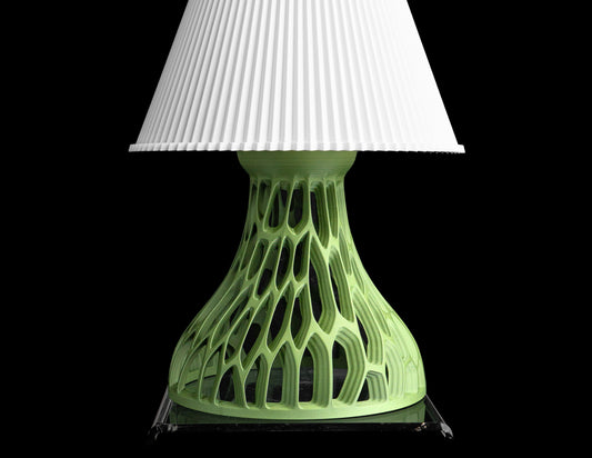 Table Lamp, Ambient LED Nightstand, Modern Sculptural Desk Accent Minimalist .','