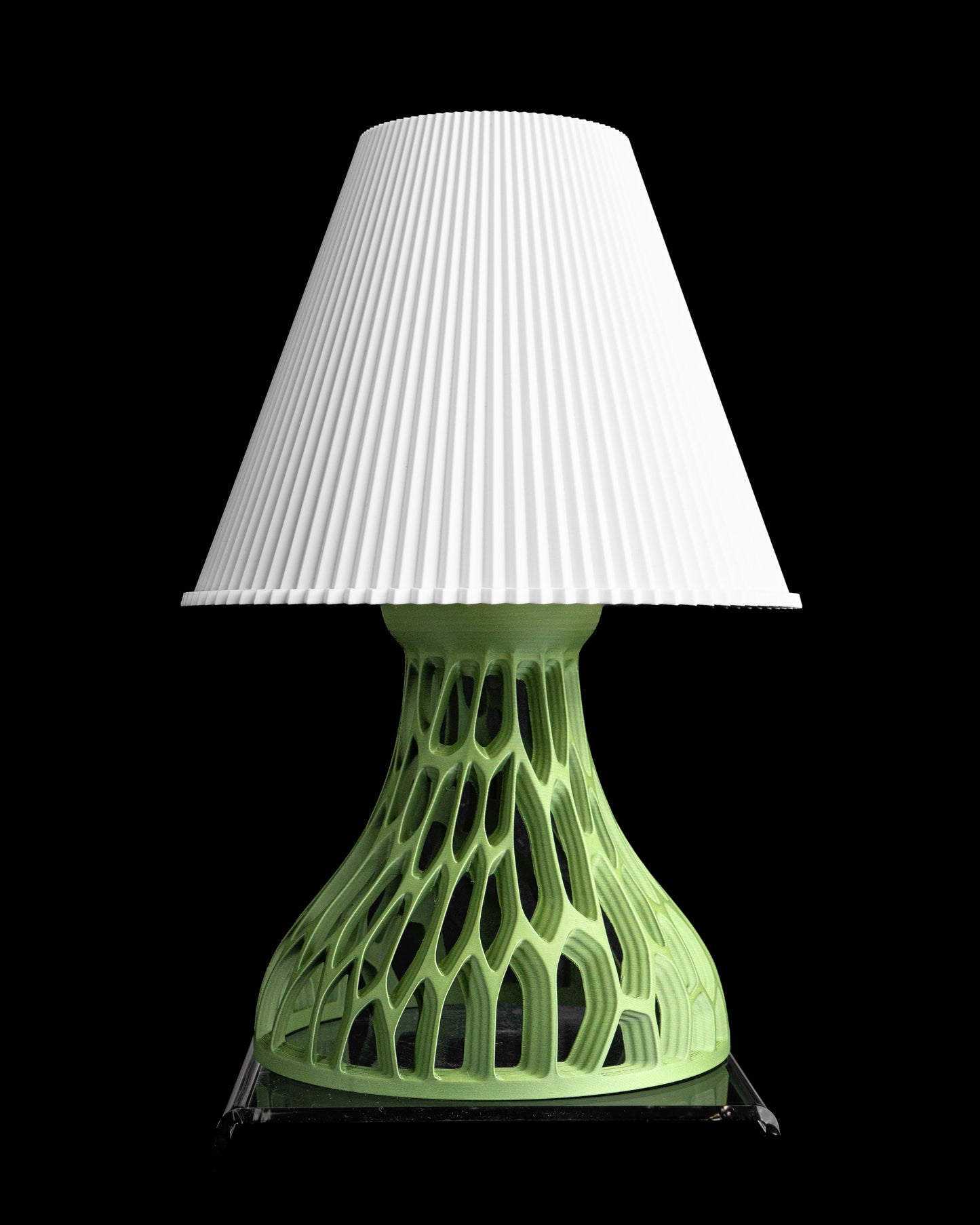 Table Lamp, Ambient LED Nightstand, Modern Sculptural Desk Accent Minimalist .','