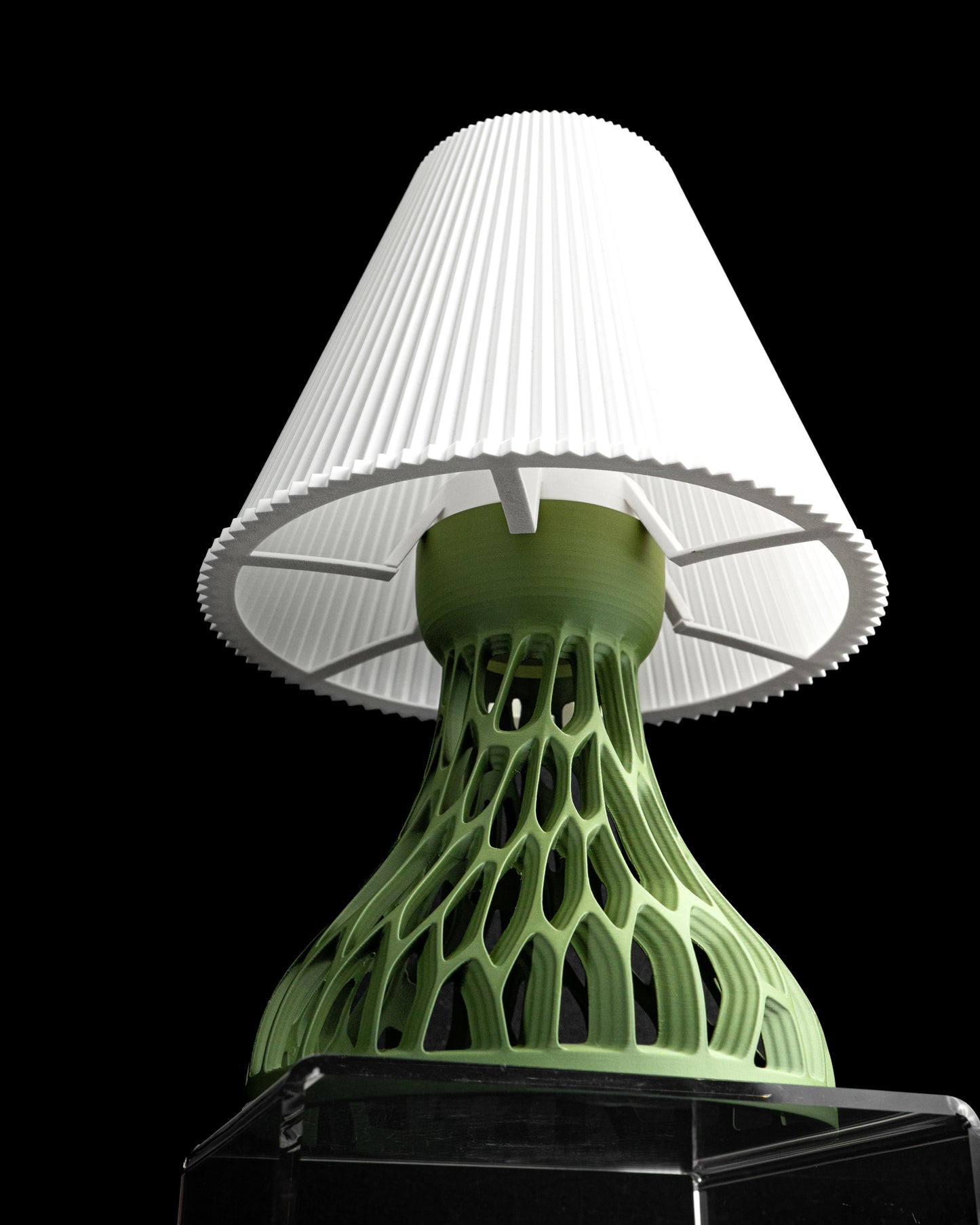 Table Lamp, Ambient LED Nightstand, Modern Sculptural Desk Accent Minimalist .','