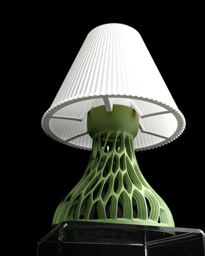 Table Lamp, Ambient LED Nightstand, Modern Sculptural Desk Accent Minimalist .','