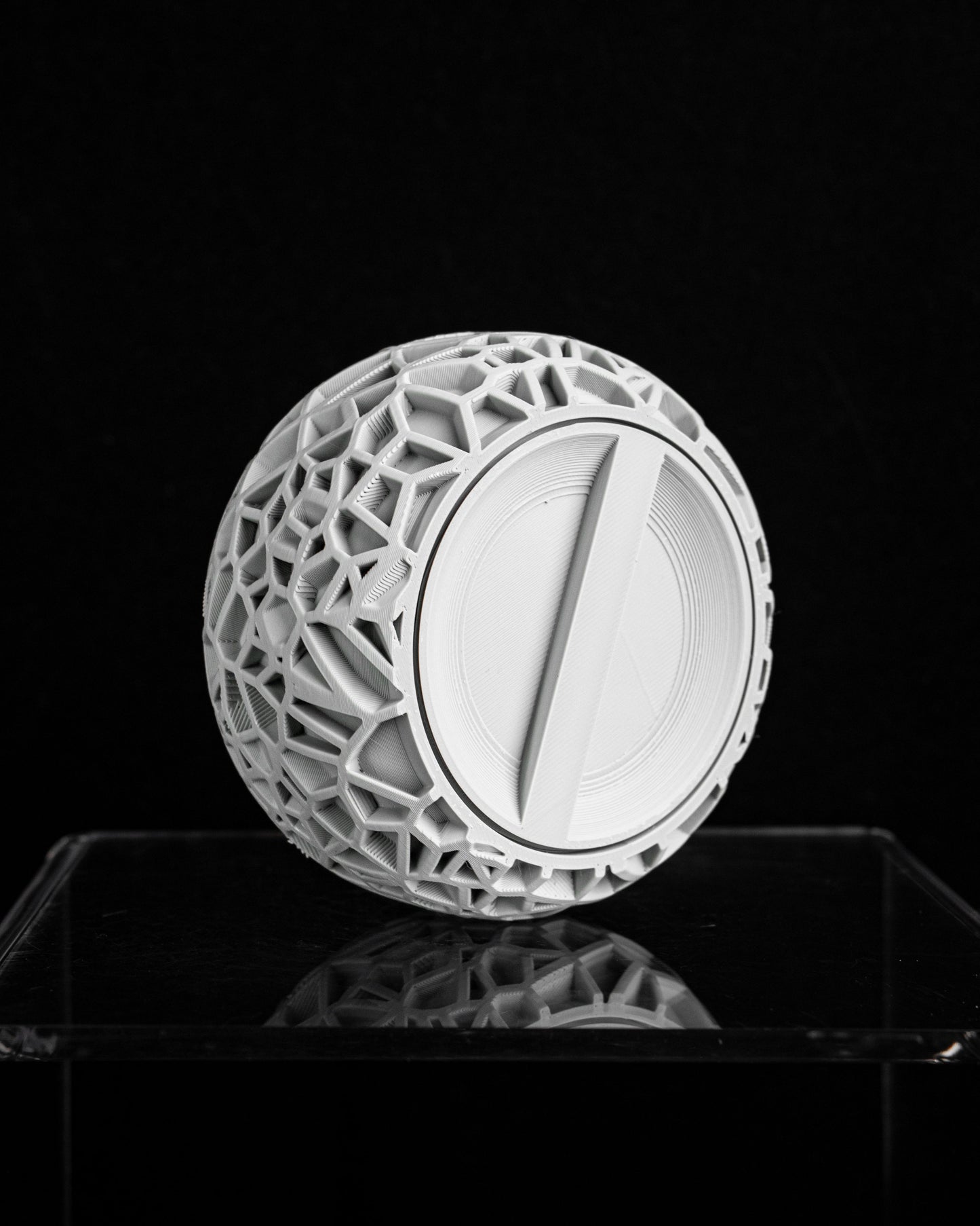 Lidded Jar, Twist Lid Container, Elegant Countertop Catchall, Nordic Minimalist!