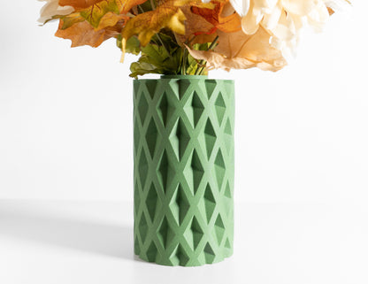 Fractal Vase, Artistic Curved Tabletop Planter, Decorative Flower Holder, Elegant Home Accent, Nordic Style