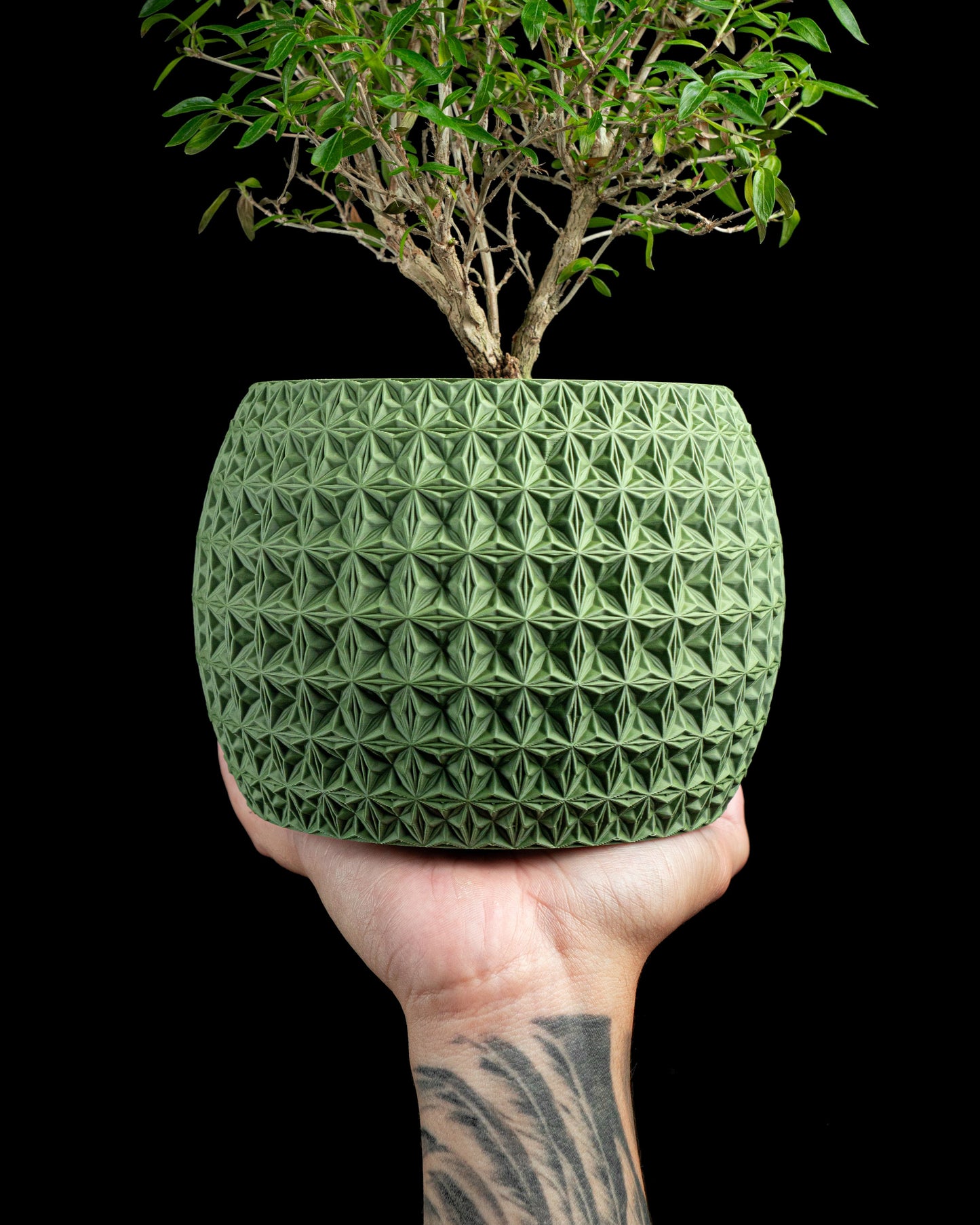 Planter pot, geometric succulent holder, minimalist indoor organizer, modern Nordic