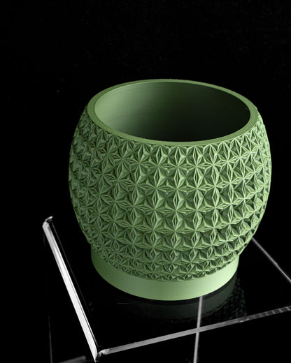 Planter pot, geometric succulent holder, minimalist indoor organizer, modern Nordic