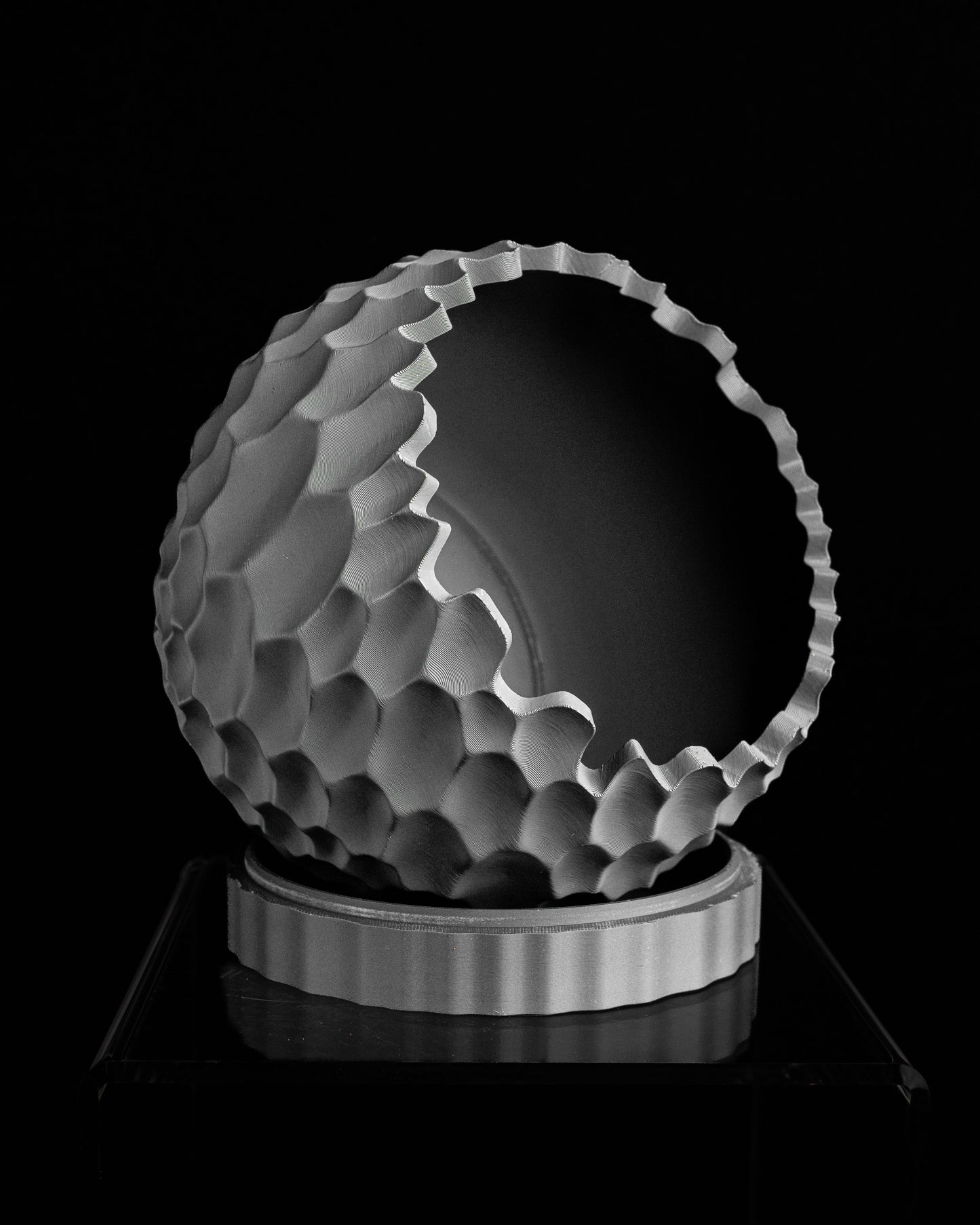 Succulent Planter, Geometric Sculptural Dune Terracotta, Desk Accent, Modern Japandi