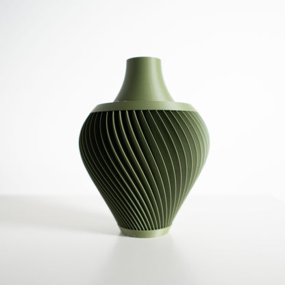 Modern Vase, Geometric Centerpiece, Sculptural Tabletop Accent, Decorative Flower Holder