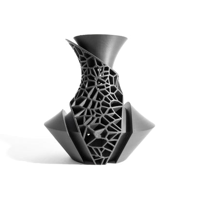 modern vase, sculptural tabletop floral holder, contemporary decorative elegant vessel