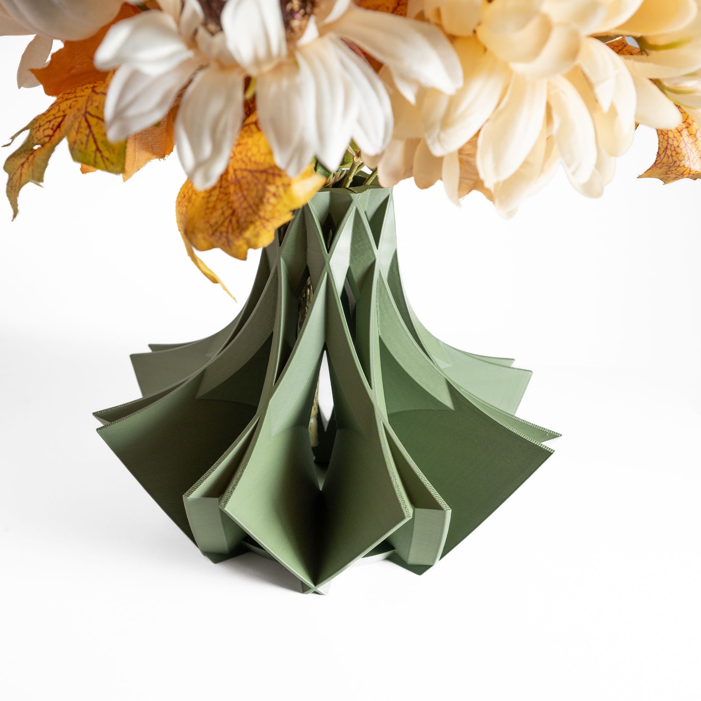 Modern Vase, Minimalist Tabletop Decor, Elegant Dried Bouquet Display Centerpiece