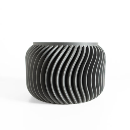 Planter Pot, Sculptural Indoor Plant Vessel, Succulent Holder, Home Nordic Floral Accent, Matte