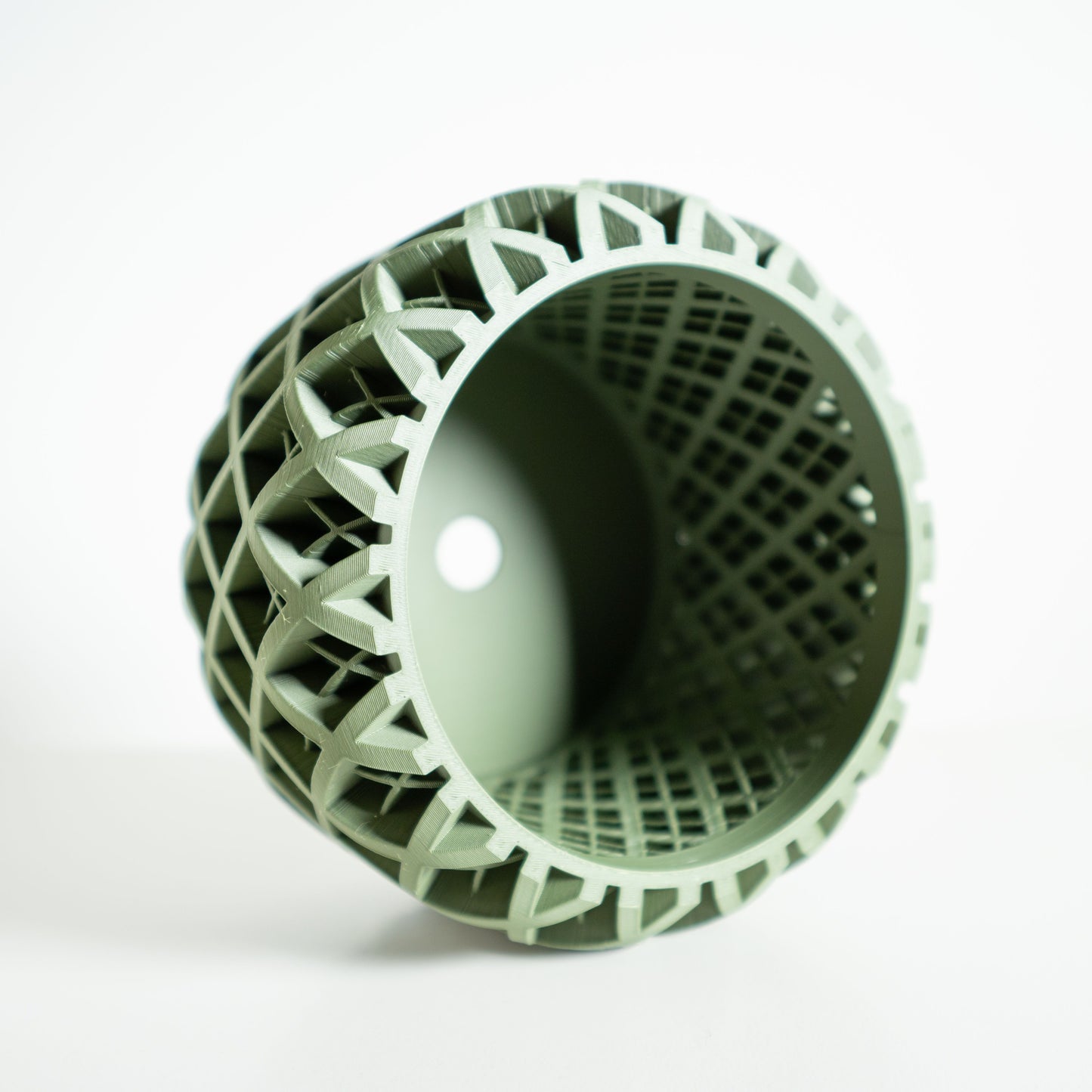 Orchid Pot Tray, Sculptural Root-View Planter, Modern Matte, Artistic Sculptural Flowering Solution