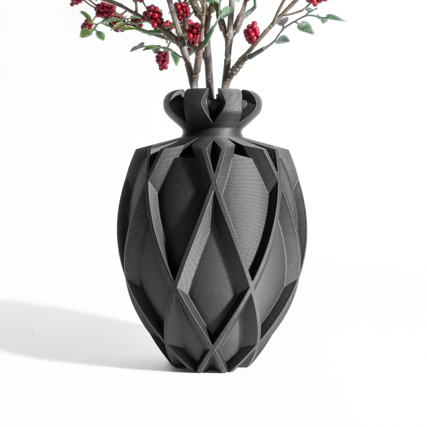 Modern Vase, Minimalist Centerpiece, Sculptural Flower Holder, Desk Accent, Decoration