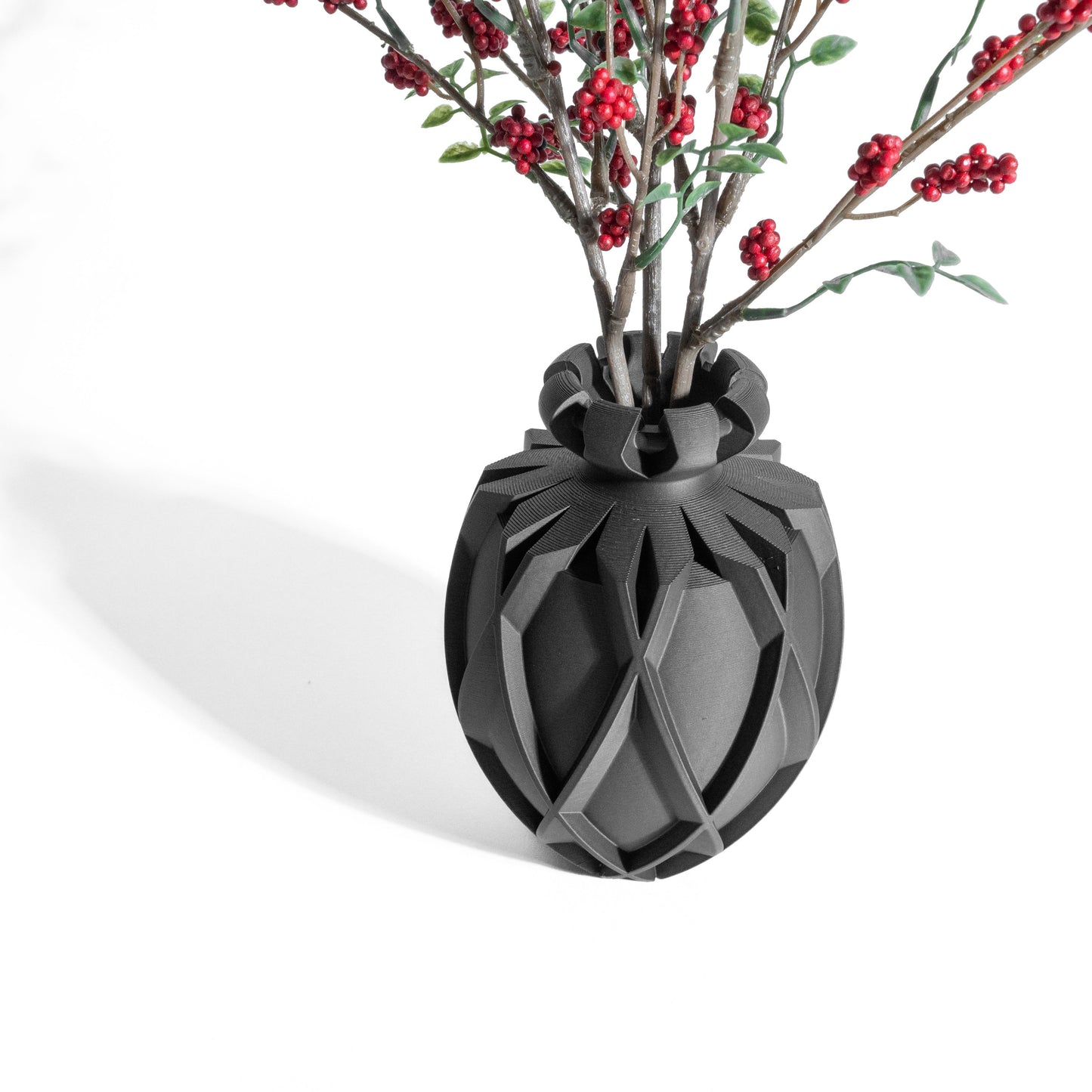 Modern Vase, Minimalist Centerpiece, Sculptural Flower Holder, Desk Accent, Decoration