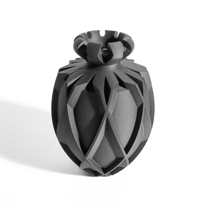 Modern Vase, Minimalist Centerpiece, Sculptural Flower Holder, Desk Accent, Decoration