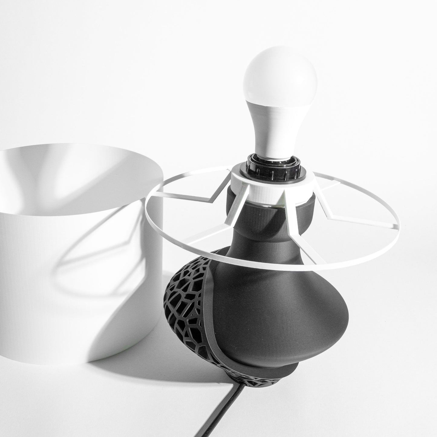 Table Lamp, Nightstand Lighting, Ambient LED Accent, Minimalist Scandinavian Decor