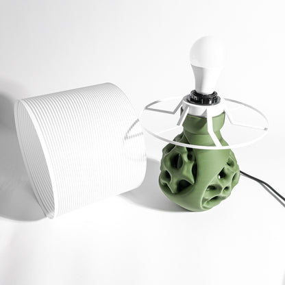 Modern Table Lamp, Atmospheric Nightstand Light, Minimalist Japandi Bedside Accent