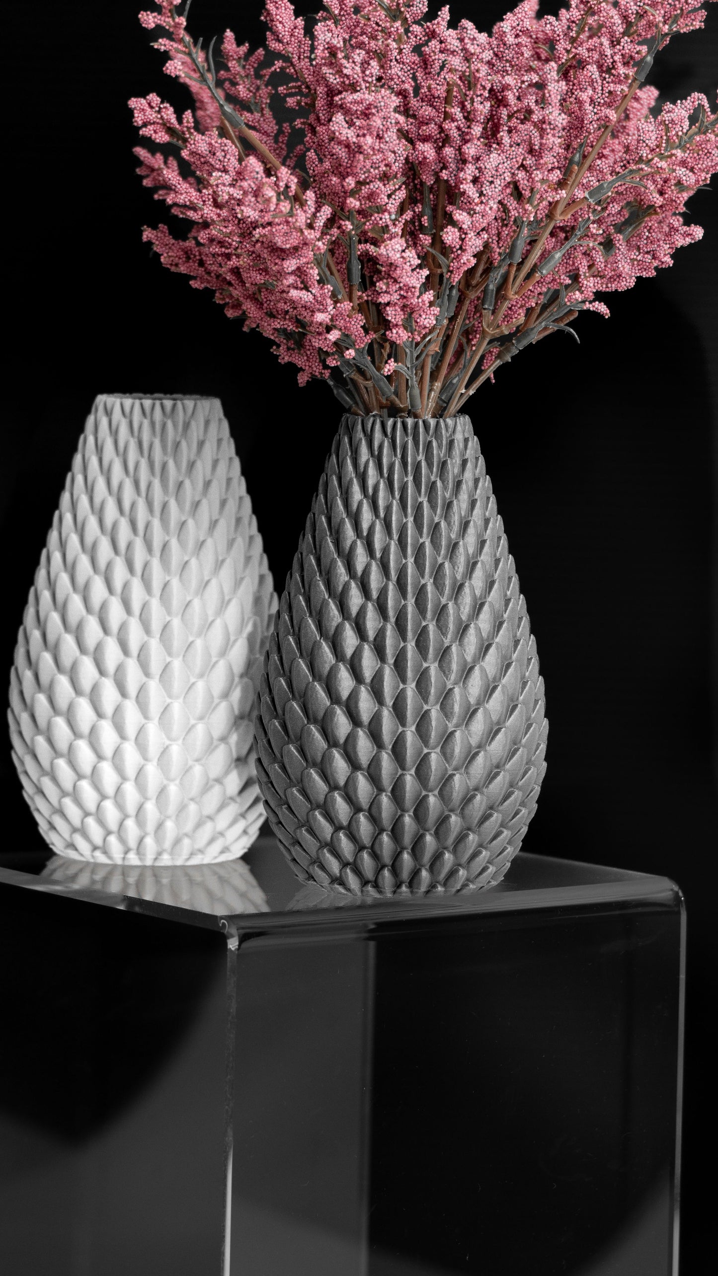 Contemporary Vase, Minimalist Table Centerpiece, Sculptural Home Accent, Flower Holder