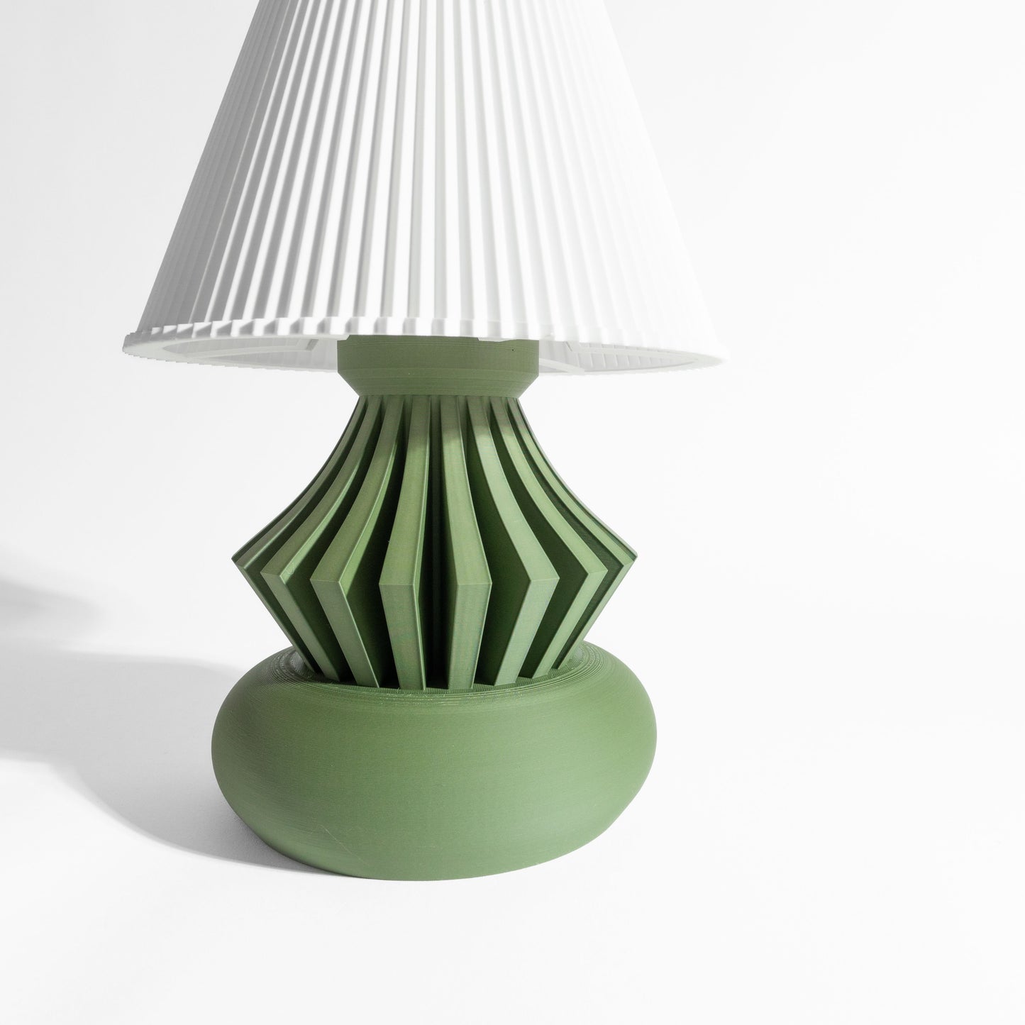 Table Lamp, Art Deco Bedside Accent, Minimalist Scandinavian Nightstand Luminaire