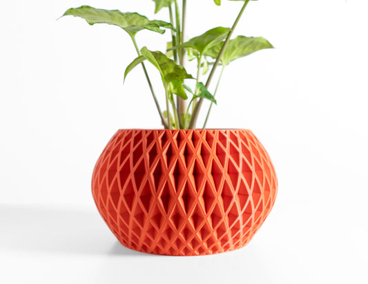 Geometric Planter, Succulent Holder, Minimalist Desk Organizer, Japandi Style Accent