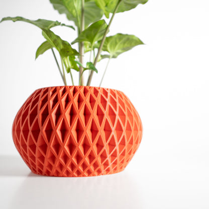 Geometric Planter, Succulent Holder, Minimalist Desk Organizer, Japandi Style Accent