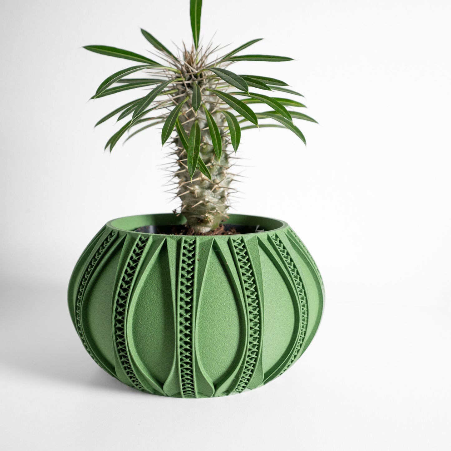 Planter Pot, Post Modern Style, Desk Accent, Modernly Curated, Urban Minimalist Architecture-Inspired Interior Styling