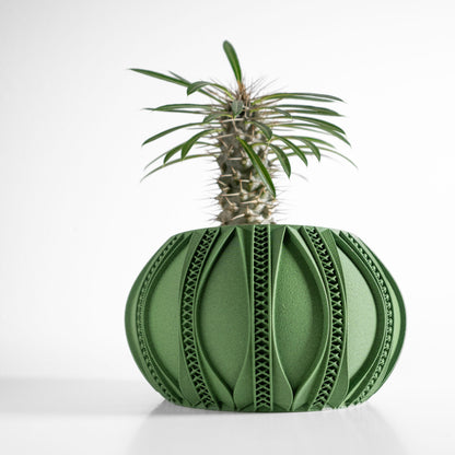Planter Pot, Post Modern Style, Desk Accent, Modernly Curated, Urban Minimalist Architecture-Inspired Interior Styling