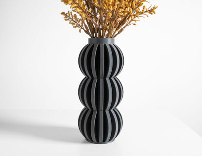 Modern Vase, Tabletop Flower Holder, Nordic Workspace Accent, Minimalist Centerpiece