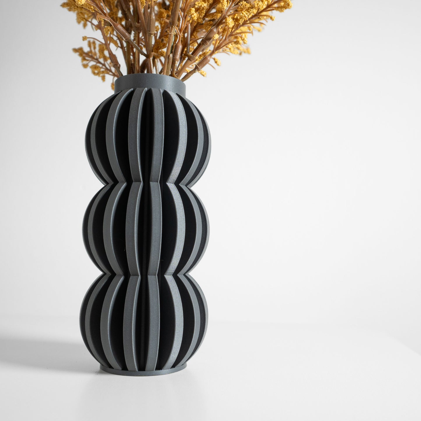 Modern Vase, Tabletop Flower Holder, Nordic Workspace Accent, Minimalist Centerpiece