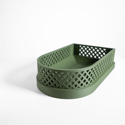 Desk Organizer, Countertop Bin, Workspace Tray, Home Catchall, Minimalist Storage