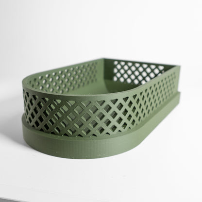 Desk Organizer, Countertop Bin, Workspace Tray, Home Catchall, Minimalist Storage