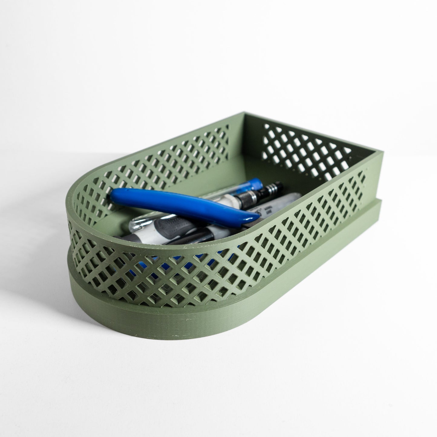 Desk Organizer, Countertop Bin, Workspace Tray, Home Catchall, Minimalist Storage